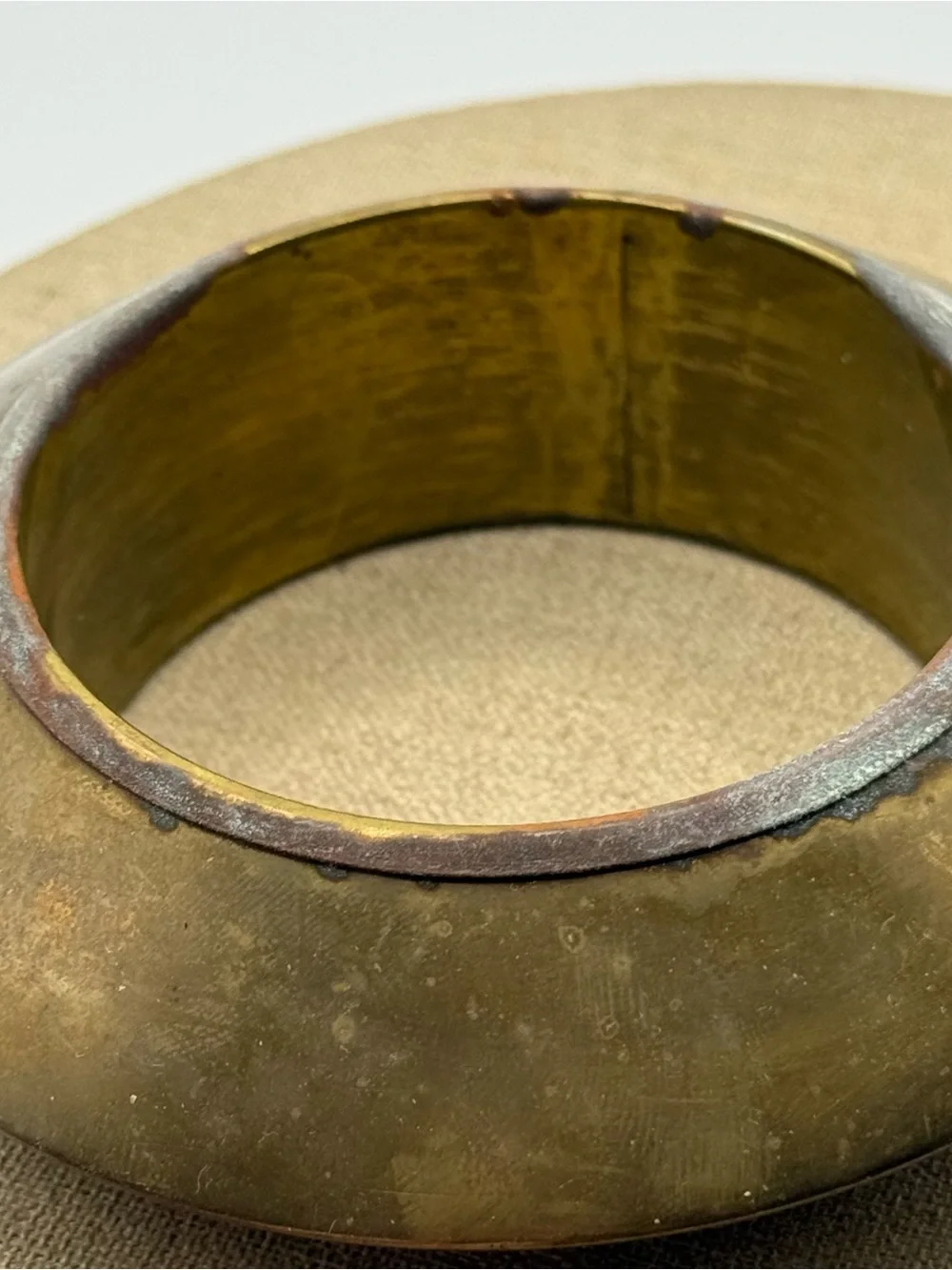 Brass Gold Tone Wide Cuff Bracelet - Women's Fashion Jewelry